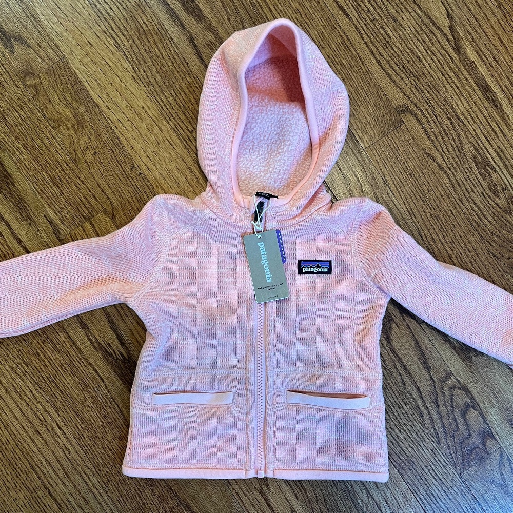 Pink Baby Patagonia Better Sweater Jacket